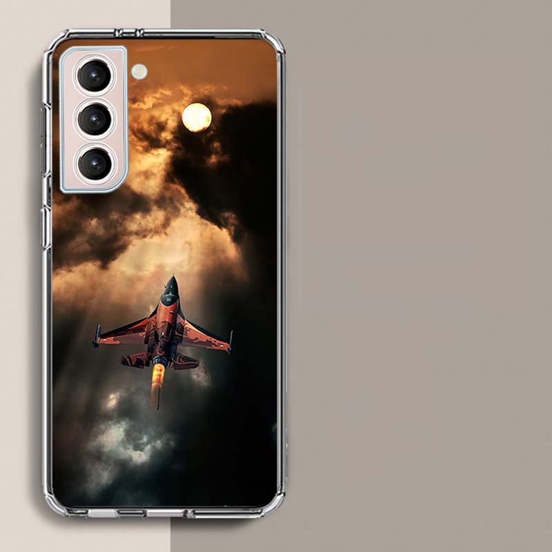 Черный истребитель Небо Чехол для телефона Samsung A17 A56 A36 A26 A16 A55 A35 A25 A15 A05S Galaxy A71 A51 A41 A31 A21S A70 A50 A40 A3