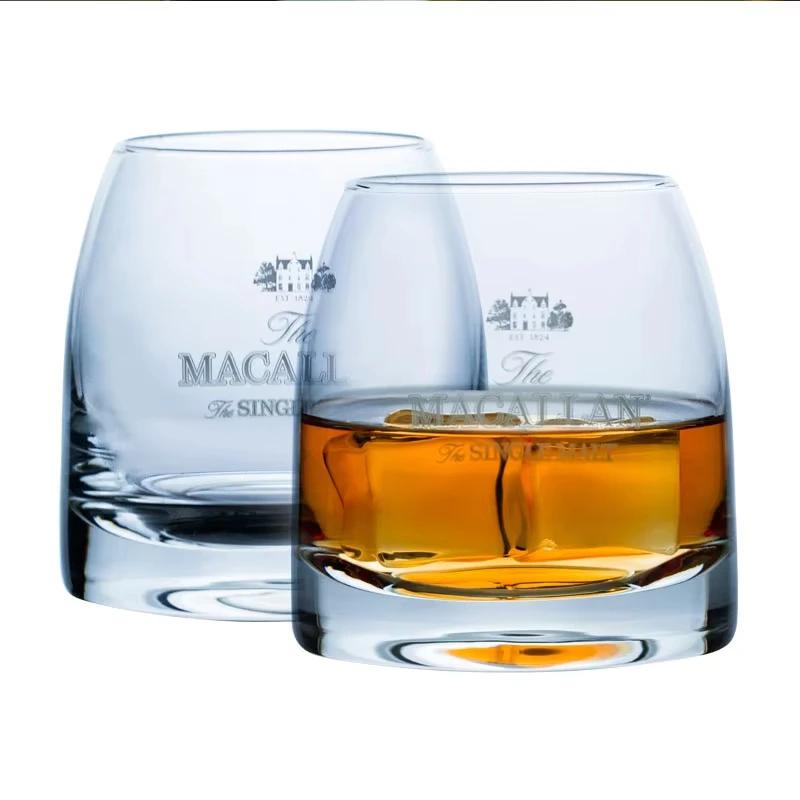 Частная Коллекция Macallan Стакан для Виски Стакан для Односолодового Виски Хрустальный Бокал для Вина Водка Коньяк Бренди Снифтер