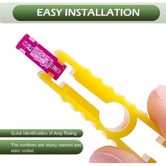 120PCS Car Fuses Assortment Kit, Mini Fuses Automotive Kit, For Auto, Sedan, RV, Motorcycle (2A/3A/5A/7.5A/10A/15A/20A/25A/30A/35A)