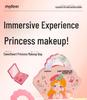 Mideer Milu Princess Makeup Bag - DIY Creative Toy for Girls, Handmade Makeup Book, Perfect Birthday Gift