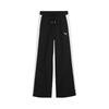 Casual Comfortable Breathable Skin-Friendly Straight-Leg Knitted Sports Pants Unisex Bottoms Black 629594-01