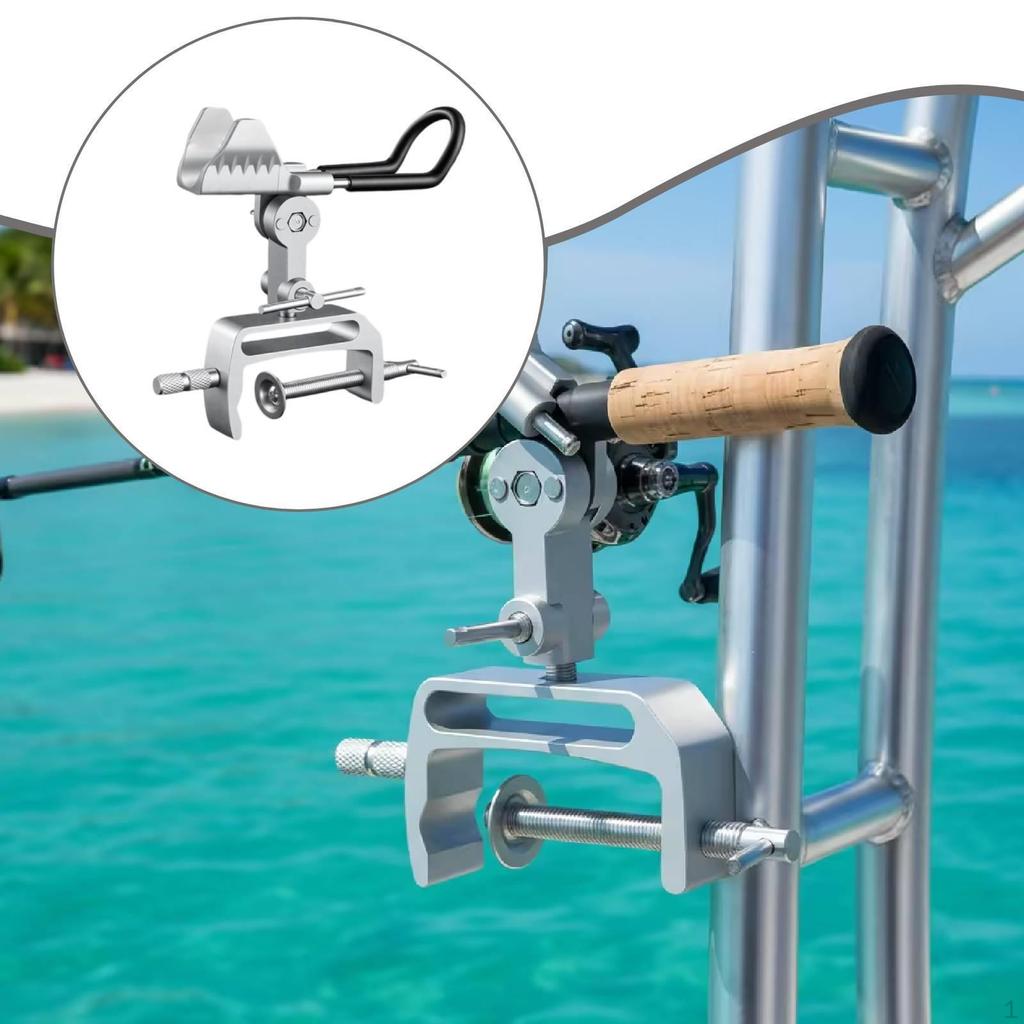 2 шт. Держатель для удочек на лодку, алюминиевый сплав, регулируемый по углу, запасные части, фитинги, высокая