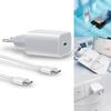 18W USB-C Charger Adapter With Type C Cable Fast Charger For iPhone 11 Pro_7601SD16532