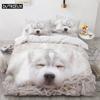 Комплект постельного белья для собак 3D Queen Bedding Duvet Cover Set Bedding Bed Cover Cotton Queen Bed Cover Set Bed Set Bedding