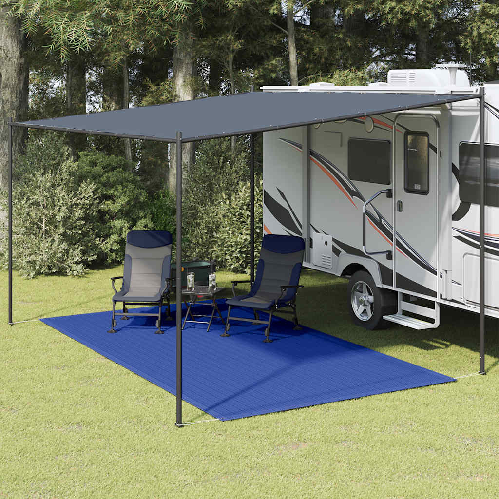 Tent Mat 250 x 450 cm Blue
