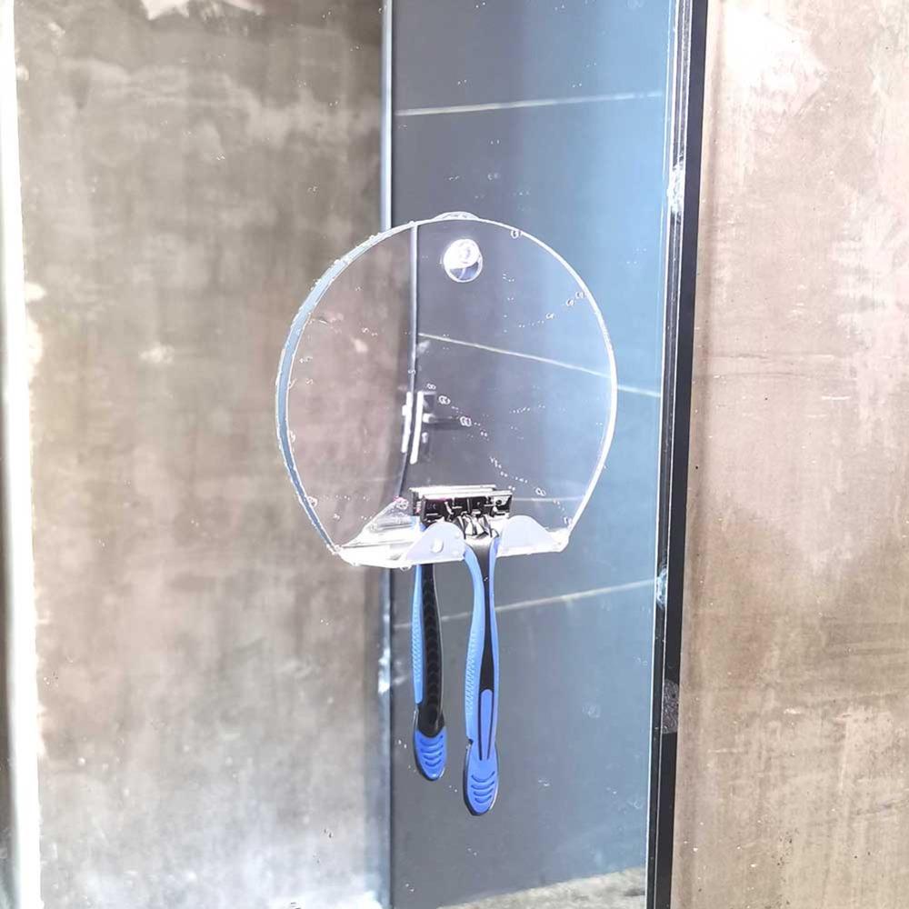 Acrylic Shower Mirror Shatterproof Bathroom Mirror Powerful Shaving Mirror For Shaving