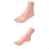 2 Pcs Soft Life Size Female Mannequin Foot Shoes