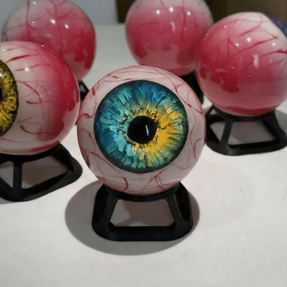Hyper-Realistic Eyeball Ornament Resin Eyeball Decoration Desktop Decor Figurine Gothic Decor