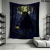 Year Walk Wall Hanging Printed Fabric Blanket Decorative Tapestries for Bedroom Living Room Home Decor