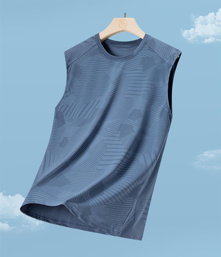 Мужской быстросохнущий камуфляжный летний жилет без рукавов