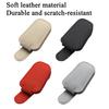 Car Holder Clip PU Leather Sunglasses Ticket Storage Hanger Interior Organization Case Accessories
