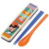 Chopstick Spoon Combination Set 18cm Antibacterial Treated Lunch Box for Adults Comes with Silicone Cushion and Doesn't Make a Sound Made In Ja