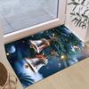 1pc Christmas Bells Area Rug, Slip-Resistant, Easy-Clean, Stain-Resistant, Perfect for Cozy Living Rooms, Bedrooms, Kitchens, Offices, and H