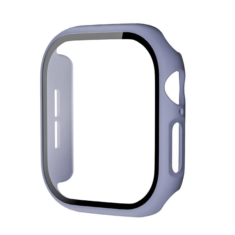 Закаленное стекло+чехол для Apple Watch серии 10 46 мм 42 мм бампер Защитный матовый жесткий чехол для ПК iWatch 42 46 Аксессуары