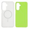 For Samsung Galaxy A34 5G Magnetic Case PC + TPU Frosted Phone Cover