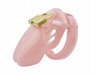 Klatka Erekcyjna Męska Regulowana 5 Ringów ABS Premium Cielista 9cm