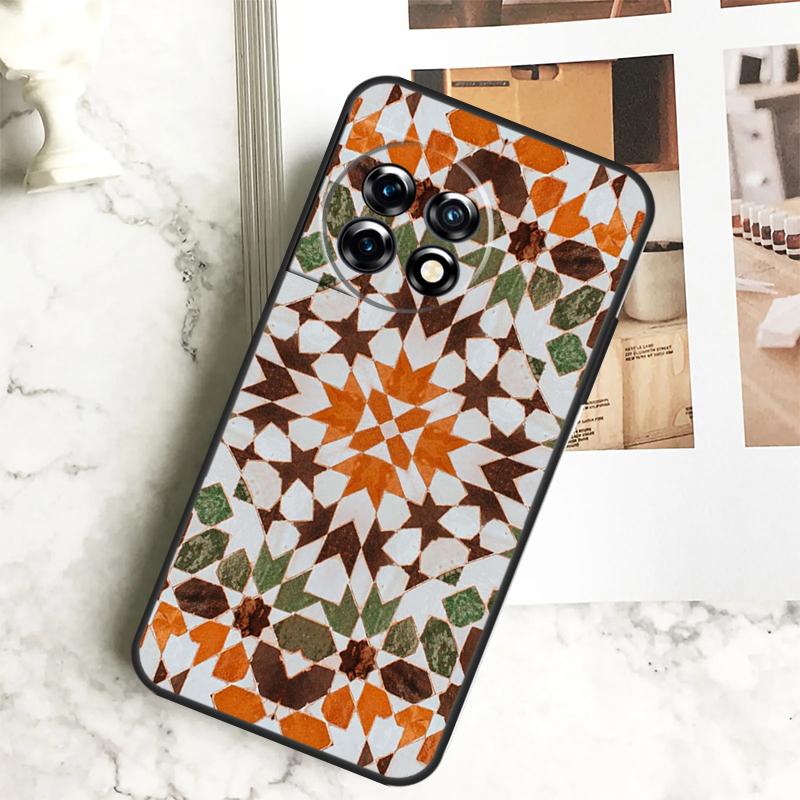 Чехол Moroccan Tile для OnePlus 11 12 12R 9 10 Pro 10R 9R 8T 10T Nord CE 2 3 Lite 2T N10 N20 N30 CE4