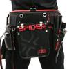 SK11 SPIDER Tobi Waist Bag, Medium, Thin, Stretch Fabric with Inner Pocket, Collapsible Bellows Design, 200mm W x 320mm H x 100mm D (SPD-JY03-A)