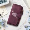 Creative Printed Long Wallet Fashion Casual Portable Multi Card Slot Daily Use Forever Leather Purse