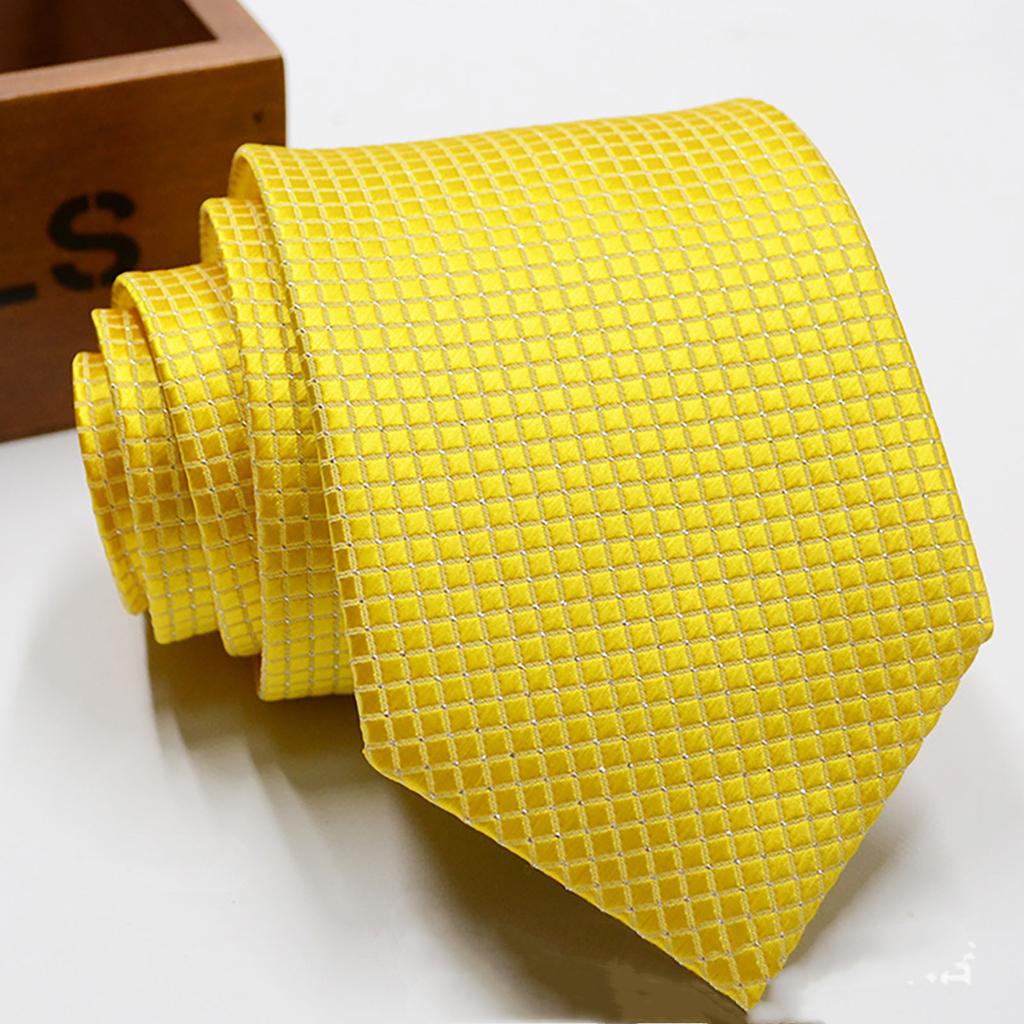 Шелковые клетчатые галстуки, мужские галстуки для вечеринок, деловые официальные мужские деловые повседневные галстуки