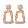 Vintage Earrings Women Gold Color Geometric Statement Earring Metal Earing Hanging Fashion Jewelry