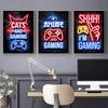 Gaming Room Decoration Poster Wall Art Video Game Canvas Painting Playroom Decor Picture for Gamer Boy Bedroom Prints Decor