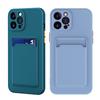 Card Slot Holder Case For Iphone 14 13 Pro Max 6 8 7 Plus Silicone Back Cover For Iphone 12 Mini 11 Pro Se 2020 X Xr Xs Max Case