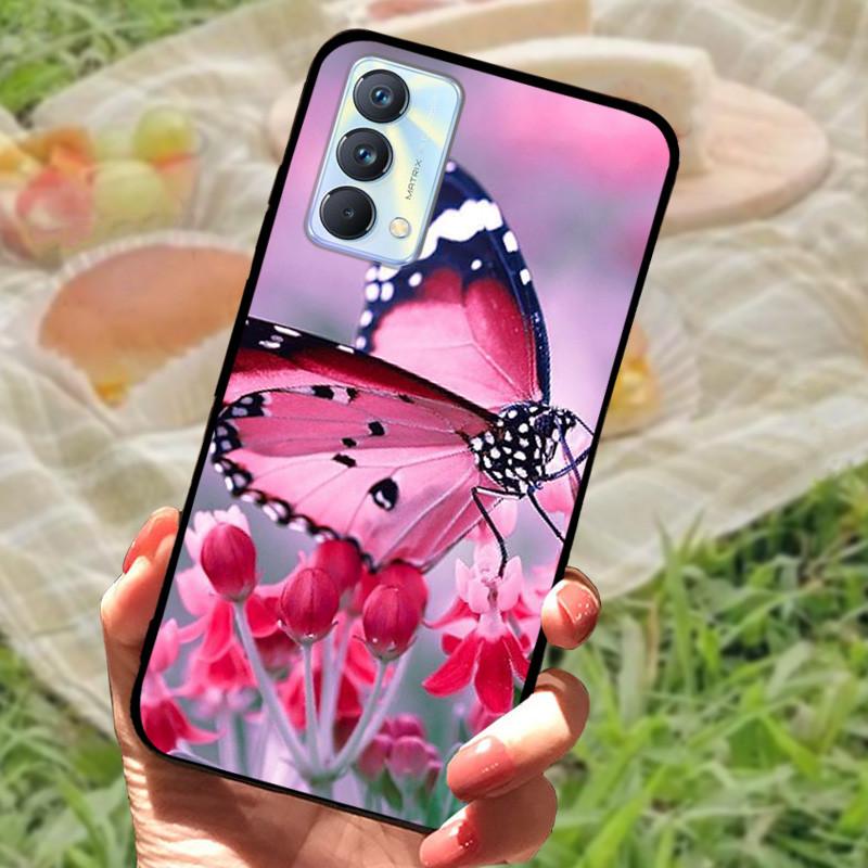 Чехол для Realme GT Master Edition Мраморный painted Cover Мягкий силиконовый ударопрочный чехол для телефона Для Realme GT Master Coque Бампер