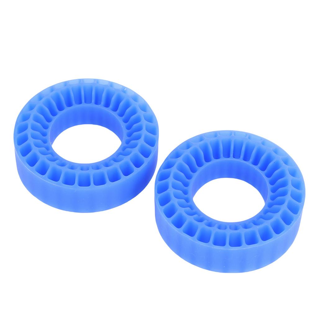 2pcs Water Proof Silicone Tire Inserts for 1.0in Tires RC Tire Inserts Dual Layer Hollow Structure 55x20mm