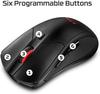 HyperX Pulsefire Dart RGB Беспроводная Игровая Qi для Мыши, Совместимая, для Геймеров, 2-летняя Гарантия, HX-MC006B (4P5Q4AA) [Использовал]