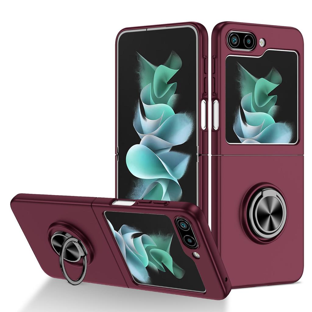 Чехол с кольцом на палец для Samsung Galaxy Z Flip 5 Flip5 Flip4 Flip3 Flip2 Flip 4 3 2 Zflip5 5G, складной чехол для мобильного телефона