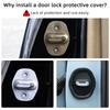 For BYD Atto 3 Atto3 Yuan Plus Door Lock Protective Cover Door Silicone Anti-Collision Shock Absorbing Pad Latches Cover