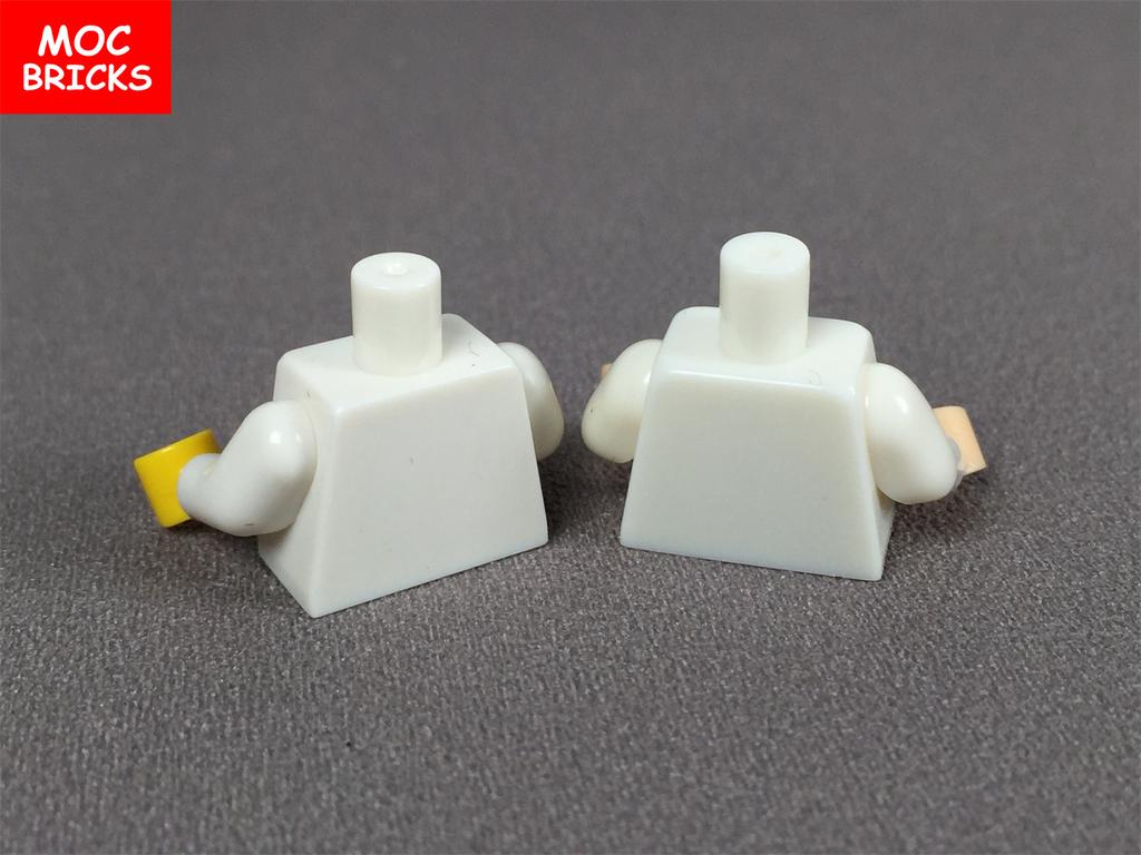 10 шт. Набор деталей MOC Фигурки Шеф-повар доктор Часть тела Туловище Строительные блоки Аксессуары Собираемые Частицы Игрушки Подарки