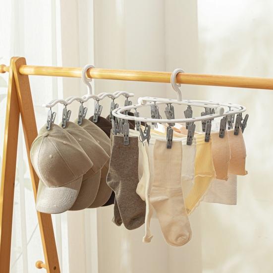 Складная сушилка, многофункциональная компактная портативная вешалка для одежды для бюстгальтеров, нижнего белья, носков