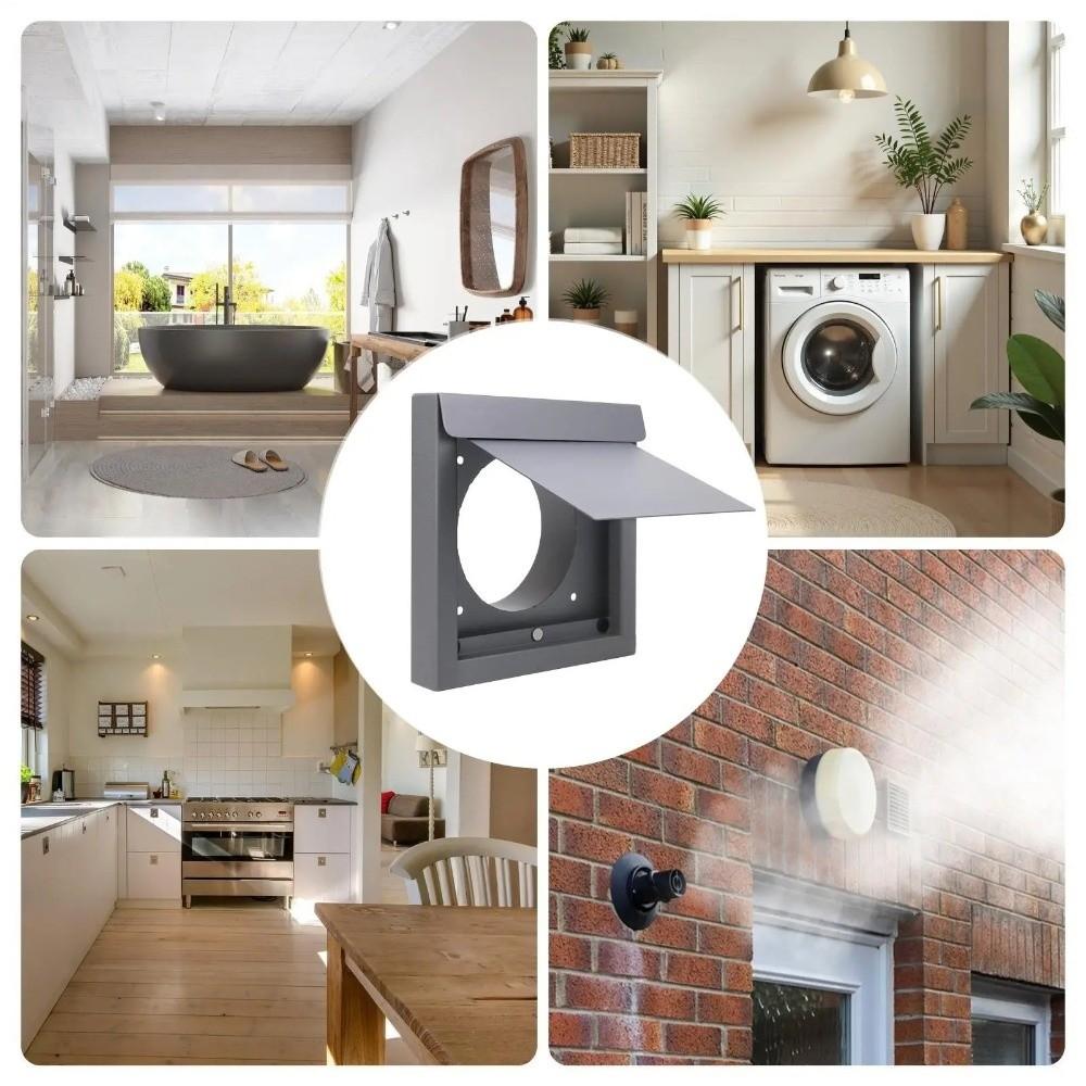 Погодозащитная крышка вентиляционного отверстия сушилки Металлический вытяжной колпак Полезный колпак для наружного настенного вентиляционного отверстия Домашняя вентиляция