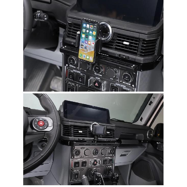 For INEOS Grenadier 2020-2024 Car Center Control Multifunctional Expansion Mobile Phone Stand Intercom Stand Accessories