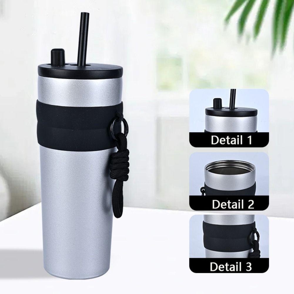 Pink Flower Red Cherry Vacuum Cup Bow Direct Drinking Cup Portable Vacuum Cup  Boys and Girls