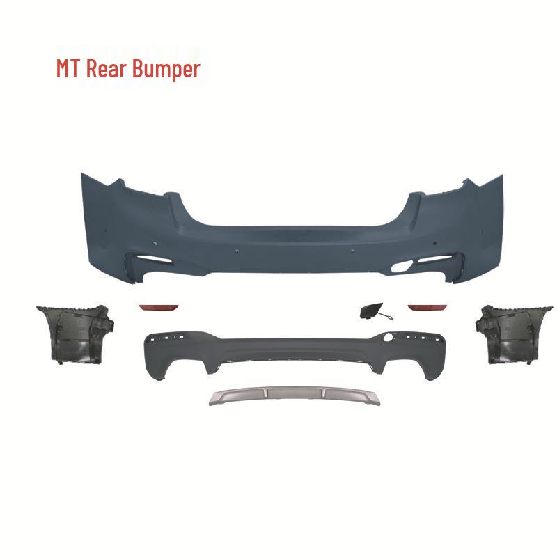 BMW 5 Series G38 Low-Profile M5 Body Kit: Front Bumper, Hood, Fender, Side Grille, and Front Lip Assembly