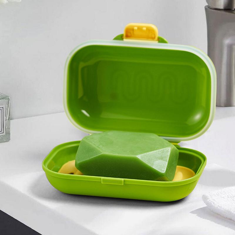 Дорожный футляр для мыла, герметичный дорожный держатель для мыла, контейнеры для шампуня, герметичный дорожный контейнер для мыла для кемпинга