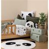 Housse de couette - Panda - 140 x 200 cm - 100% Coton - 1 Taie d'oreiller - Enfant