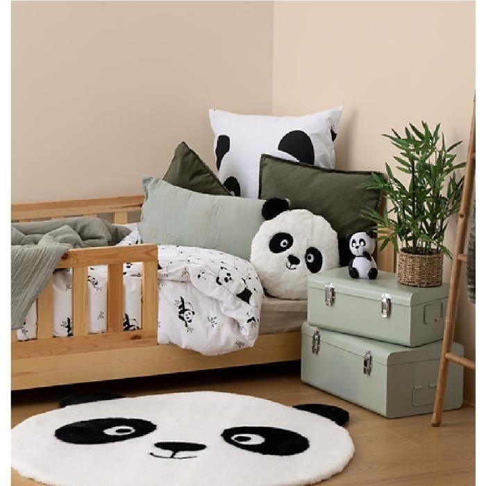 Housse de couette - Panda - 140 x 200 cm - 100% Coton - 1 Taie d'oreiller - Enfant