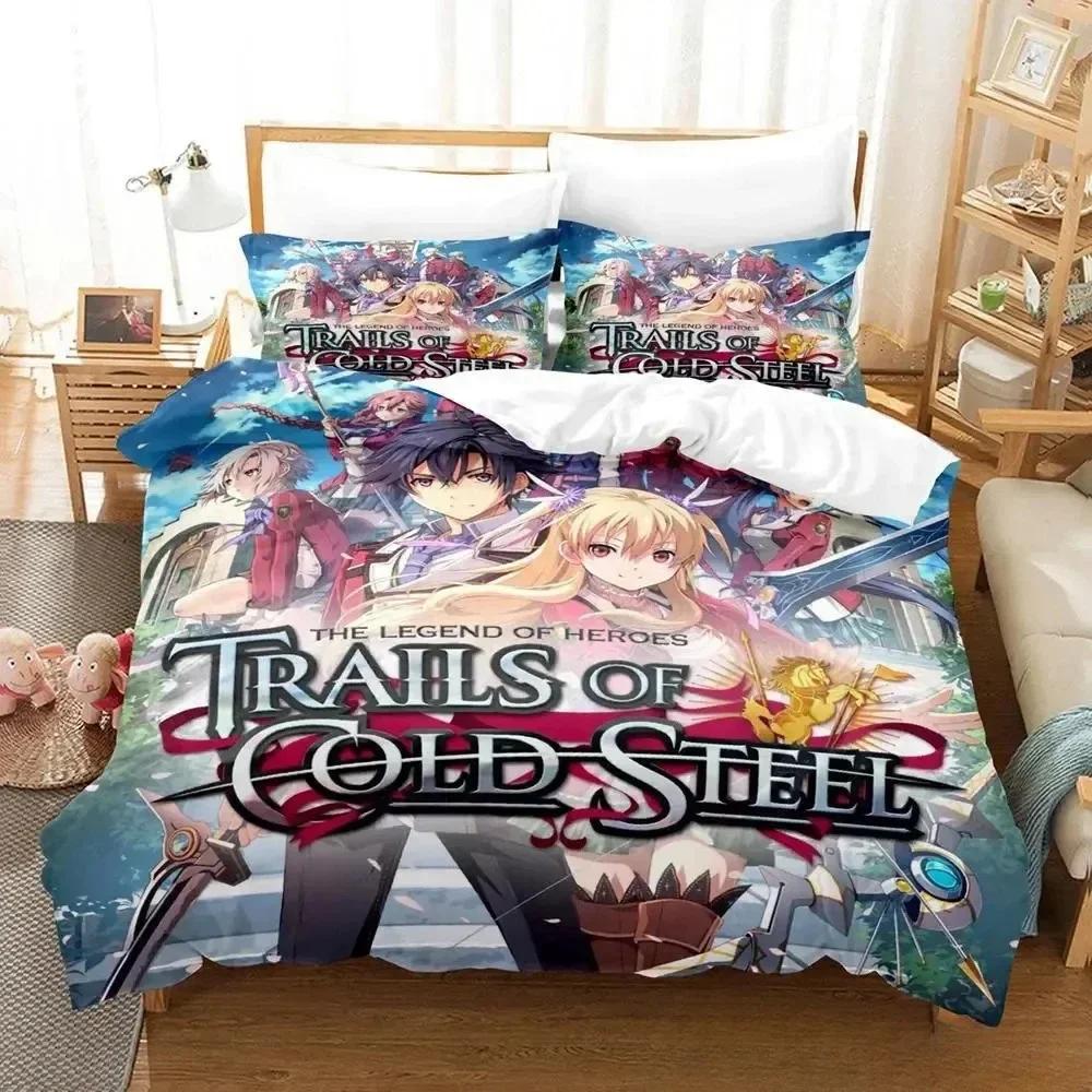 Набор постельного белья The Legend Of Heroes Trails Of Cold Steel Односпальный Полуторный Полный Евро Кинг-сайз Комплект для кровати Взрослый Детская Спальня Пододеяльник