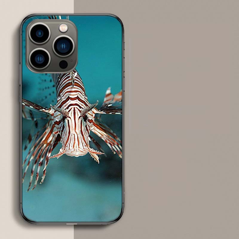 Чехол для телефона с рыбой-клоуном в море или океане Для Iphone 17 Air 15 Pro 14 Plus 16 Pro Max 17E 16E 12 13 Mini 11 Чехол Милый Fundas