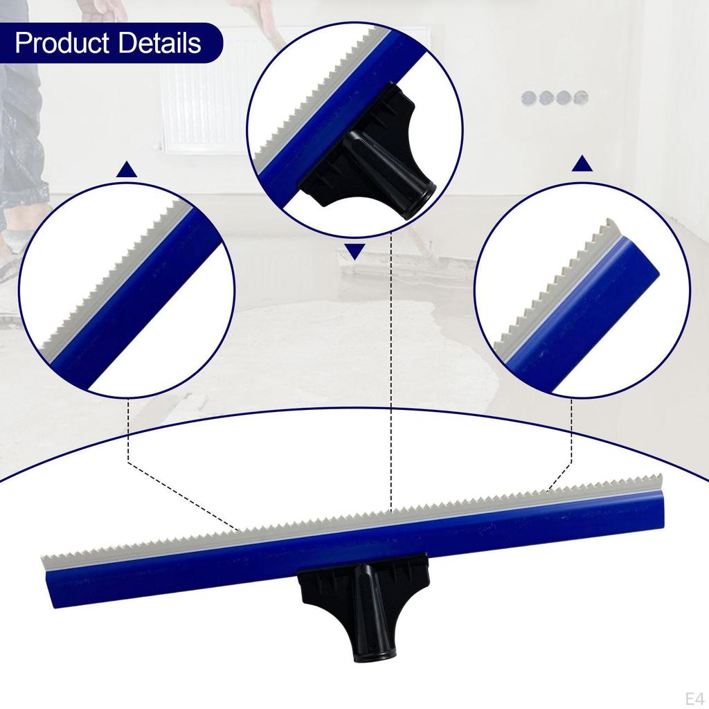 Эпоксидный скребок для пола Цементное покрытие Зубчатая плоская Мягкая резиновая грабля для начинающих Универсальный