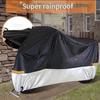 Чехлы для мотоциклов, универсальный чехол для мотоцикла, всесезонная защита от солнца на открытом воздухе с отверстиями для замков и сумкой для хранения, подходит для мотоциклов, транспортных средств, мопедов