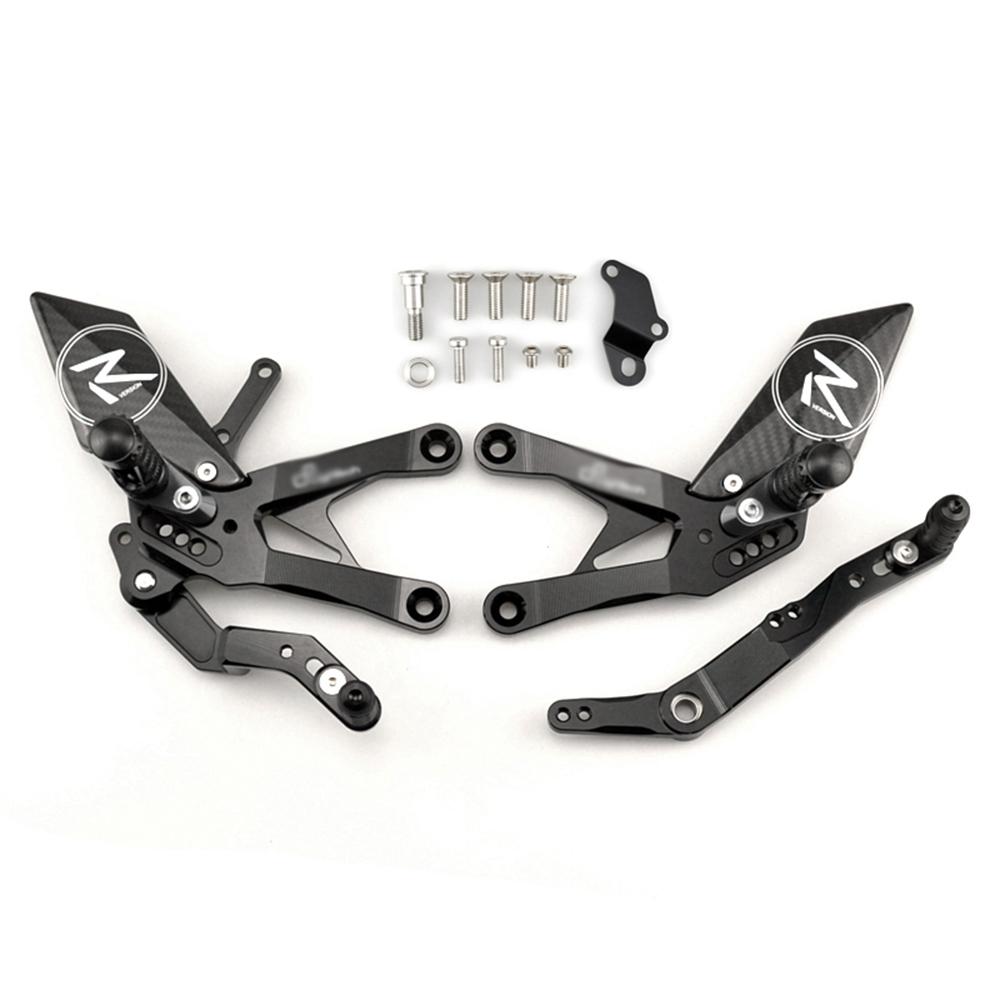 FOOTBOARDS For YAMAHA YZF-R1 2015-2024 Rear Sets Heighten Pedal Adjustable Rearsets FootPegs Shift Lever Brake Kit