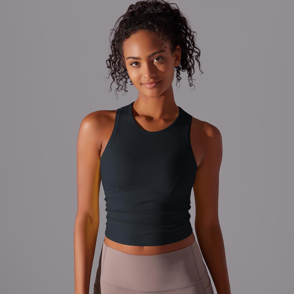 Nessaj Женские спортивные майки без рукавов для тренажерного зала и фитнеса, уличная одежда, повседневный жилет для бега