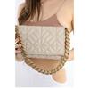 Mink Women's Chain Quilted Shoulder Bag