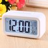 LED Backlight Digital Snooze Desk Alarm Clock Temperature Calendar Display Local