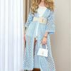 2025 cross-border bikini summer new cardigan skirt women's fashion and sexy simple knitted grid hollow beach